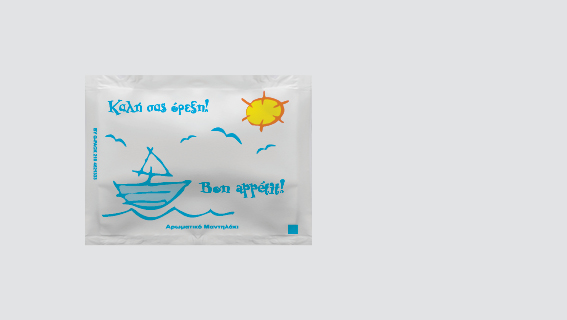 Εικόνα με αλκοολούχα μαντηλάκια